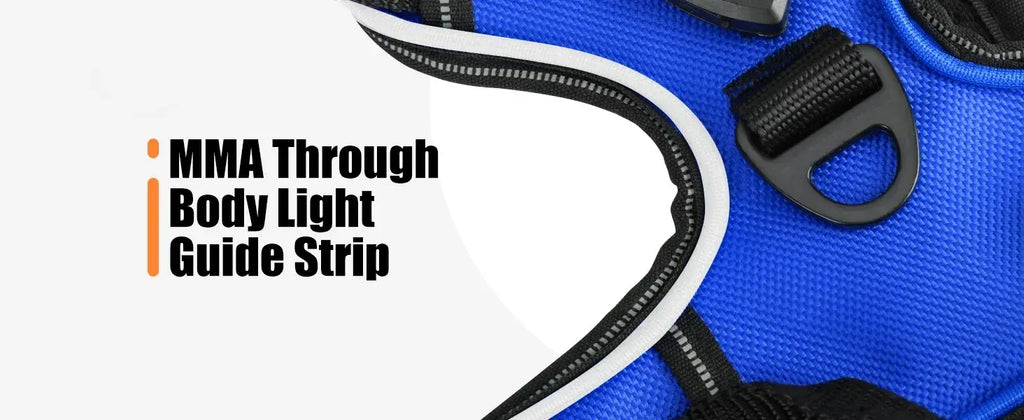 LED Dog Harness Nuoying Night Walking Harness with Durable Nylon &