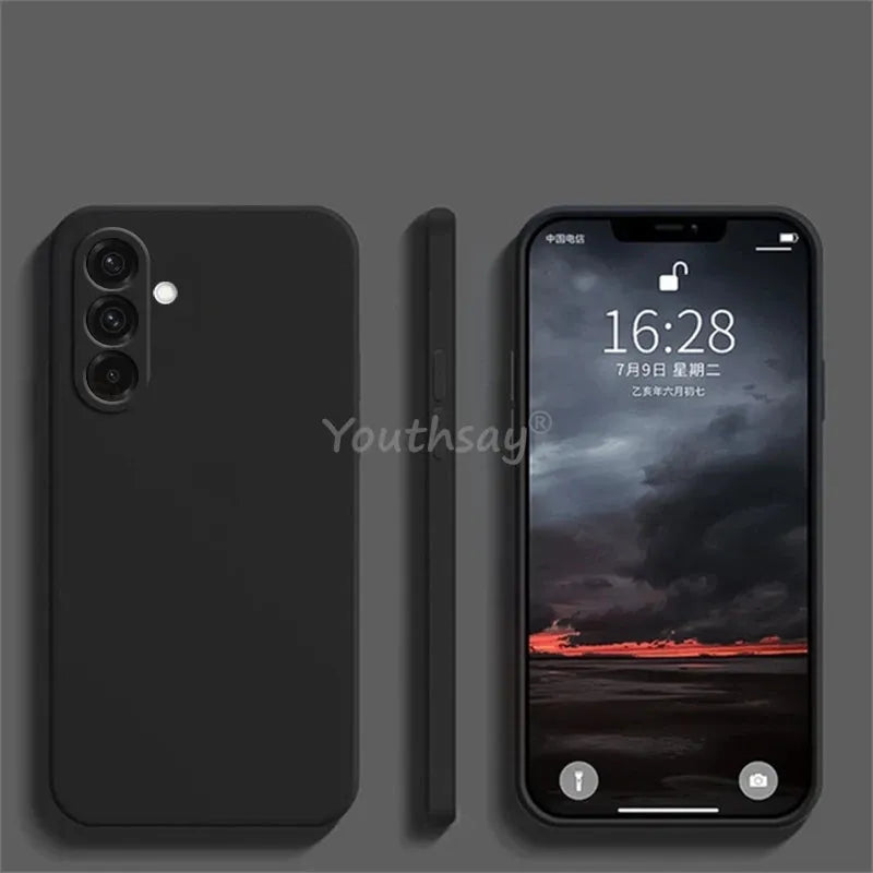 For Samsung Galaxy A26 Case Liquid Silicone TPU Plain Phone Protector Cover - Loja Manuel Coelho