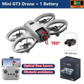 GT3 Mini With LED Foldable Drone GPS 8K HD Dual Camera Brushless Motor - Loja Manuel Coelho