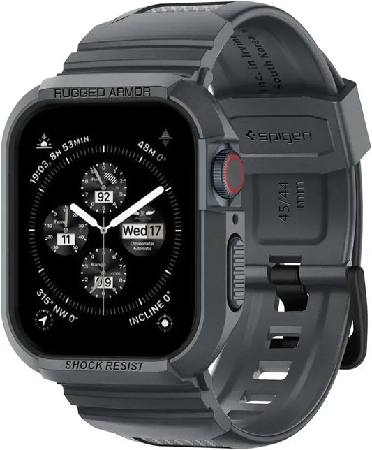 Rugged Armor Pro Designed for Apple Watch Ultra 2 Rubber Case with Band