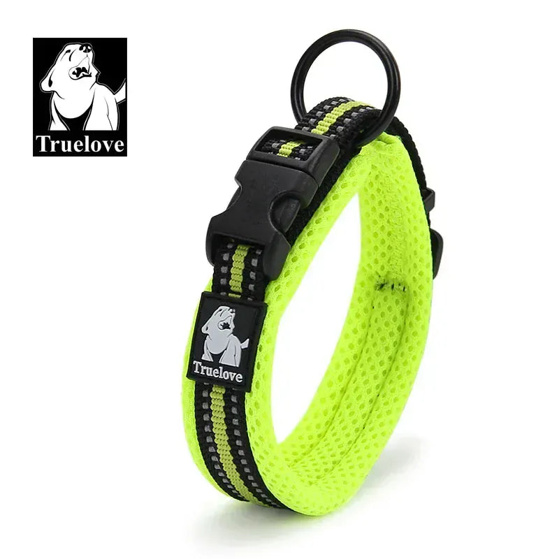 Reflective Dog Collar Padded Nylon 3M Reflective Breakaway