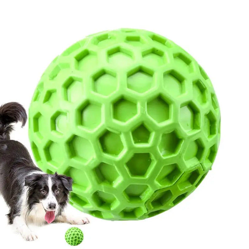 Interactive squeaky dog toy balls squeaky dog toy balls, featuring a durable green design for dogs to chew and play.