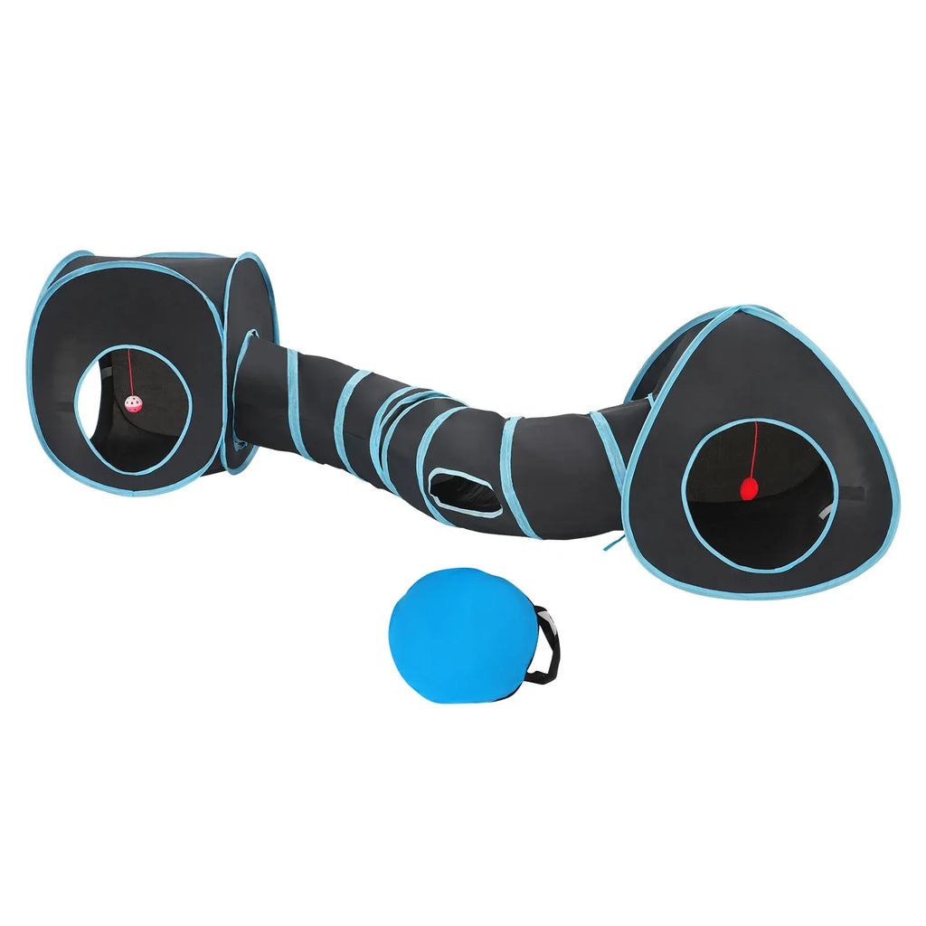 collapsible cat tunnel for indoor outdoor use