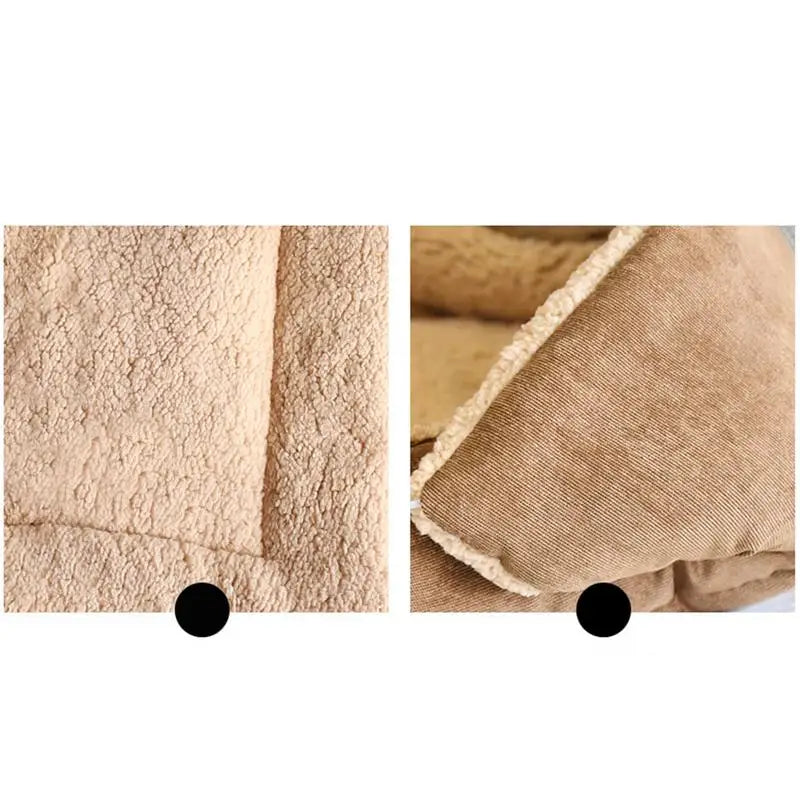 Cama para gatos, almofada macia para gatos, saco-cama dobrável e lavável