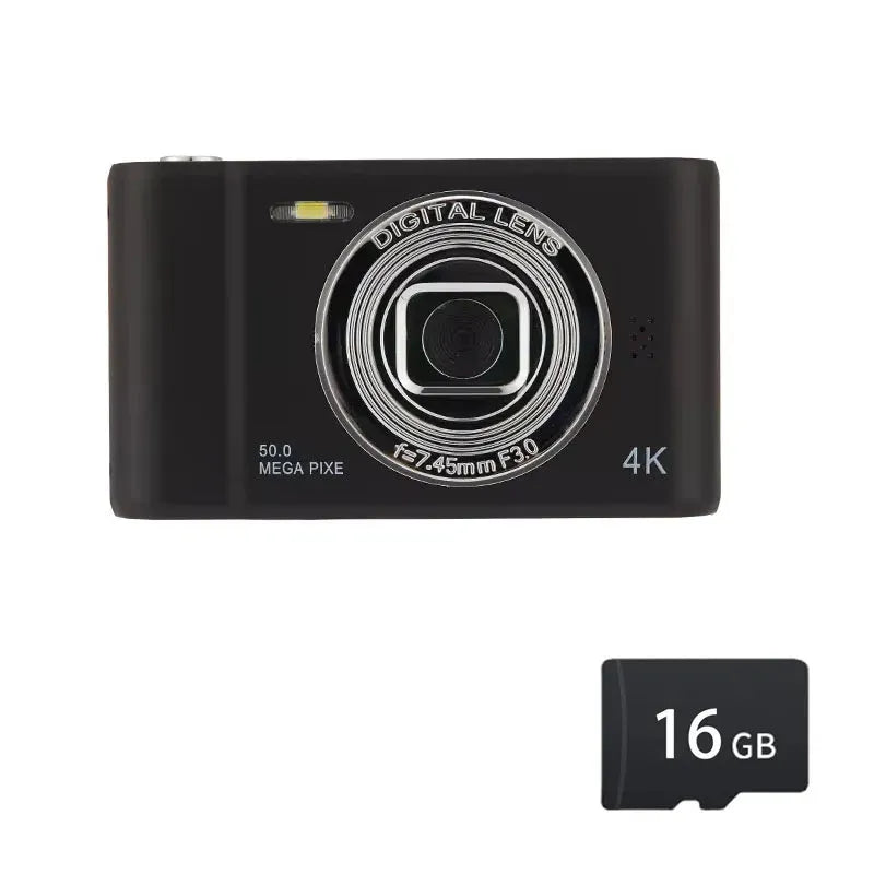 4K Digital Camera Travel Selfie Camara 50 Megapixels H2.4inch Screen - Loja Manuel Coelho