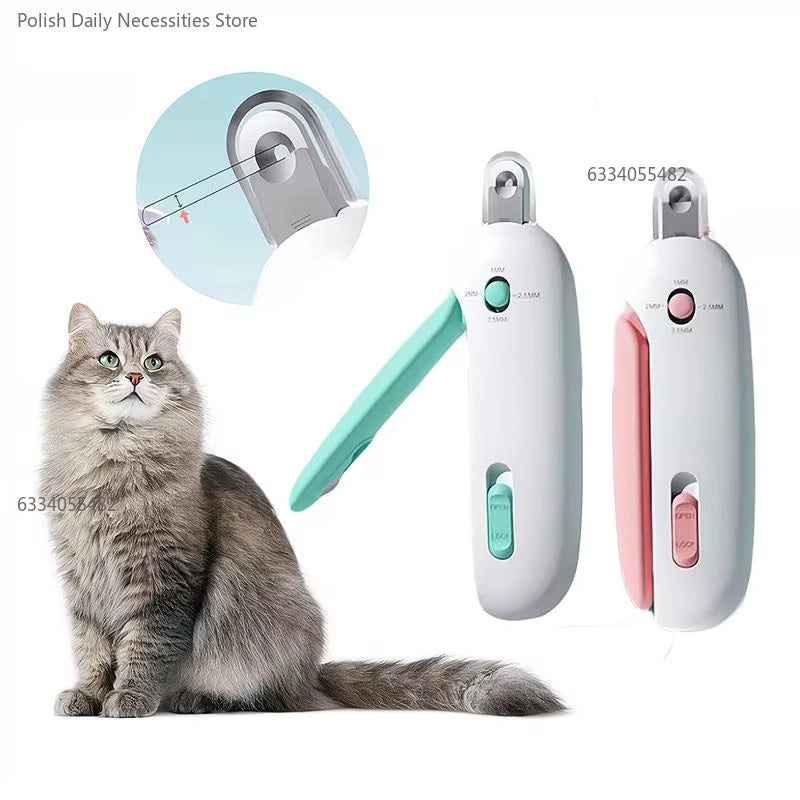 Corta-unhas para cães e gatos com furo ajustável profissional