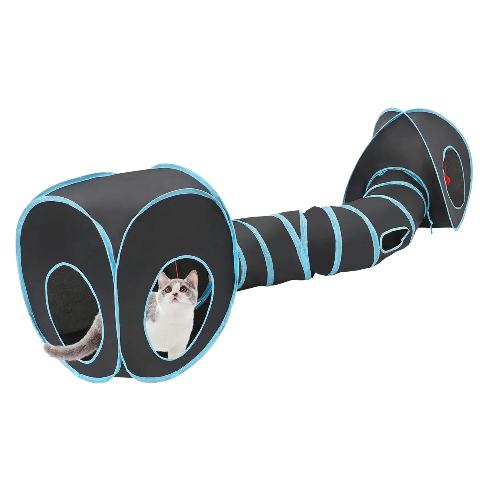 collapsible cat tunnel for indoor outdoor use