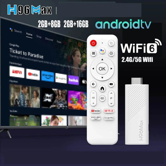 H96 MAX Android TV Stick Allwinner H313 with 2.4G Wifi 5G