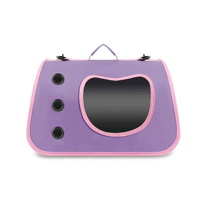 Portable Pet Carrier Bag for Small Dogs Cats Outdoor Foldable Cat Bag Breathable