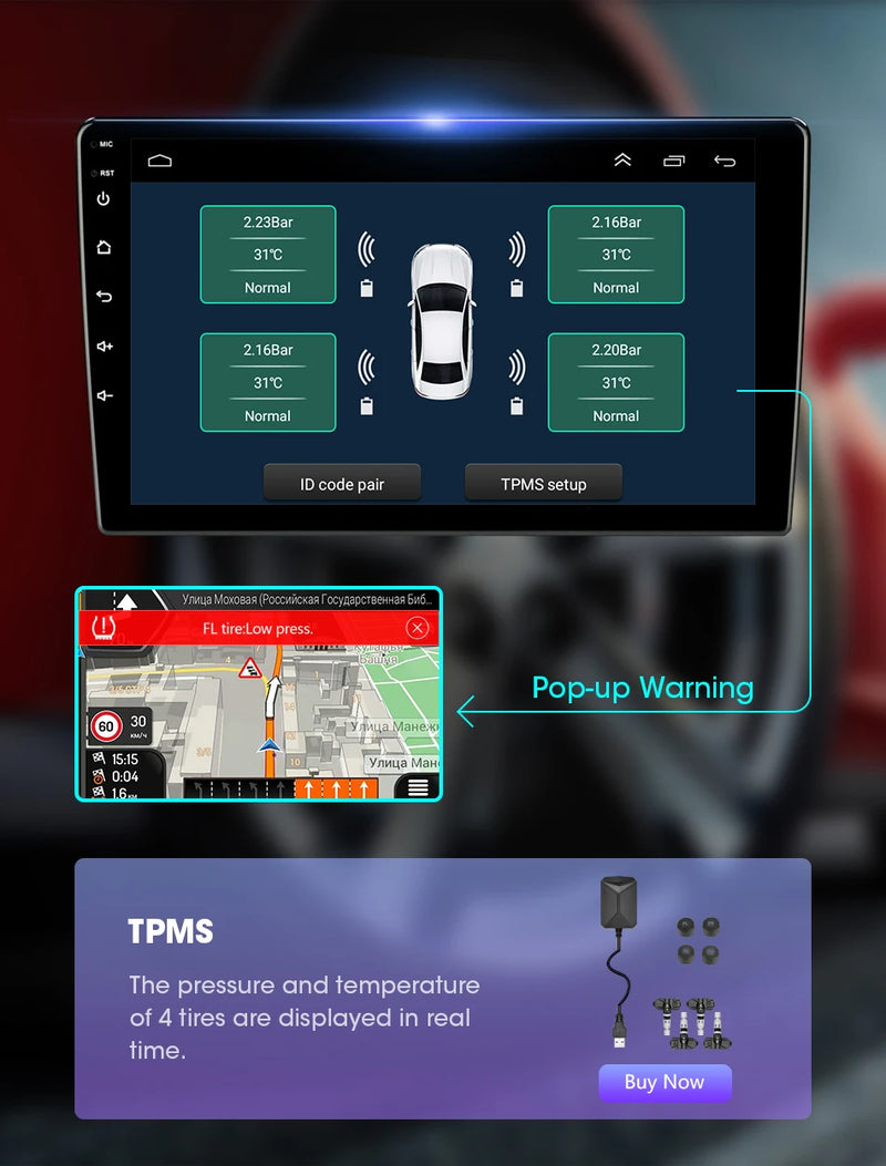 Android 12 Universal Car Radio for Nissan Kia Honda Toyota VW Multimedia Video Player-Loja Manuel Coelho