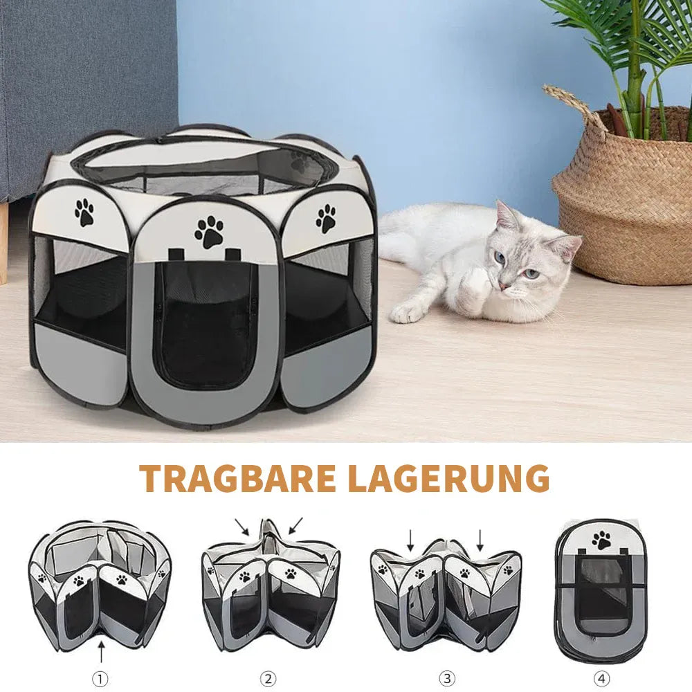 Foldable Pet Tent Outdoor Dog Cage For Cats And Dogs Portable Fence Playpen Shelter