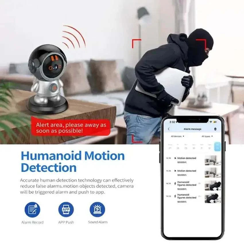 3MP One-Key Call Wifi Camera Baby Monitor Night Vision Two-way