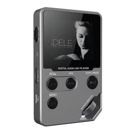 C5 8GB Lossless Bluetooth MP3 Music Player, Zinc Alloy Body,Rotary Controls
