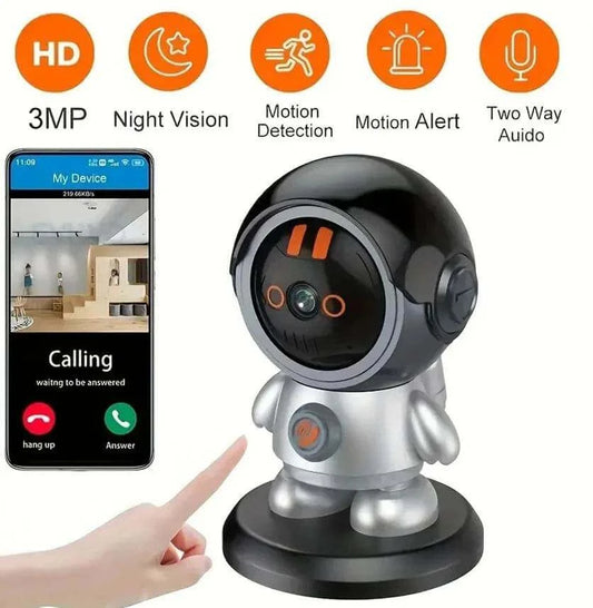3MP One-Key Call Wifi Camera Baby Monitor Night Vision Two-way