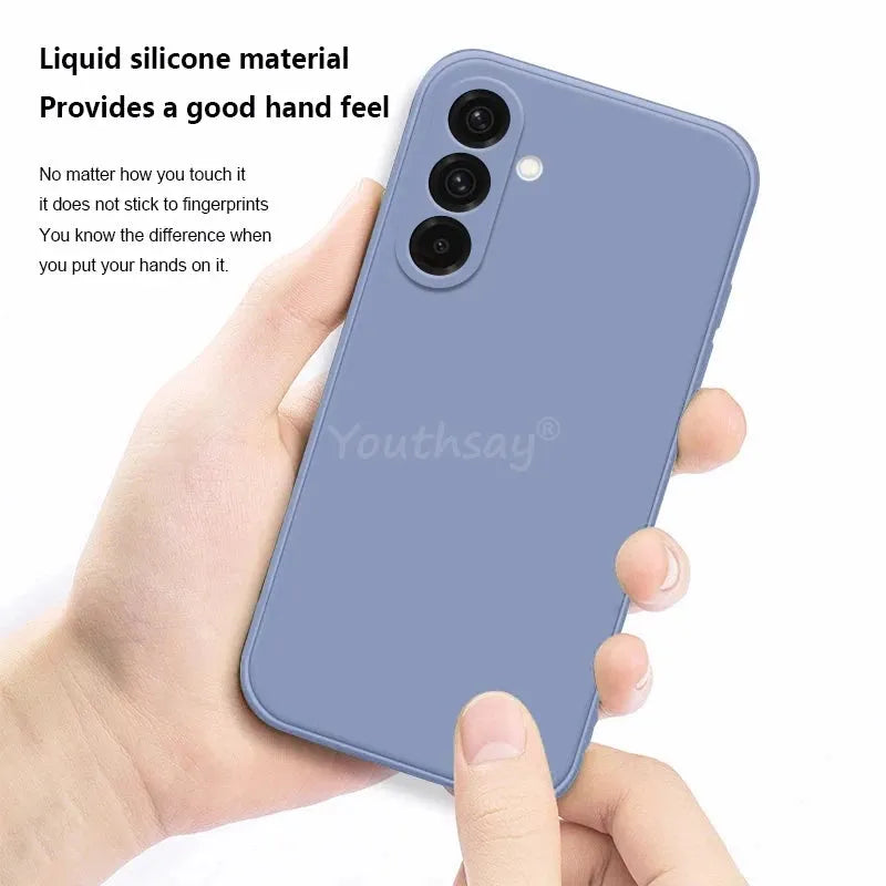 For Samsung Galaxy A26 Case Liquid Silicone TPU Plain Phone Protector Cover - Loja Manuel Coelho