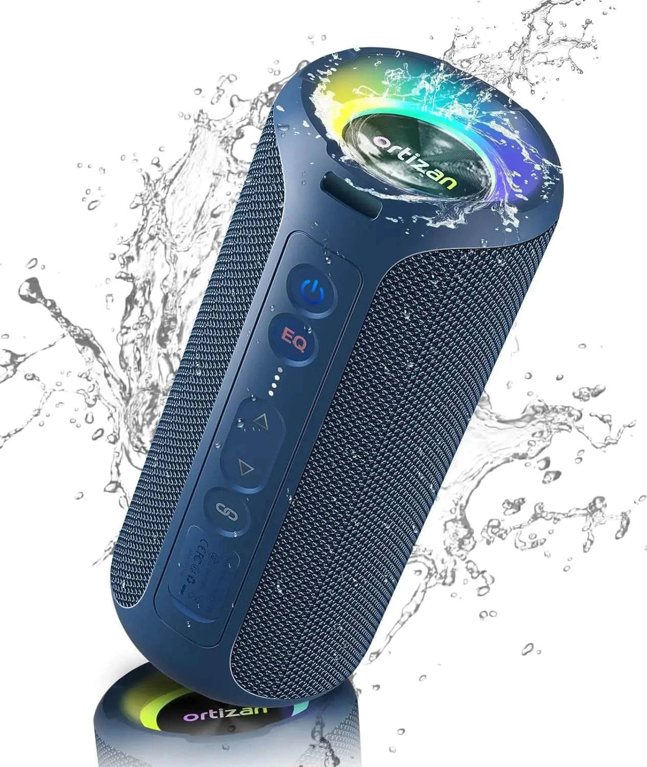 Ortizan Bluetooth Speakers 40W Enhanced Bass Portable Outdoor Wireless