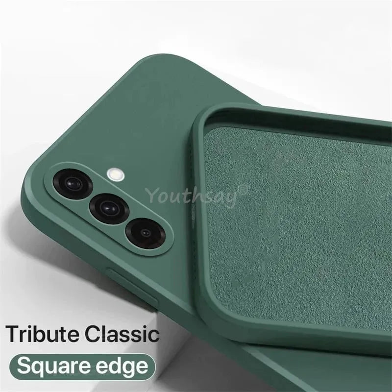 For Samsung Galaxy A26 Case Liquid Silicone TPU Plain Phone Protector Cover - Loja Manuel Coelho