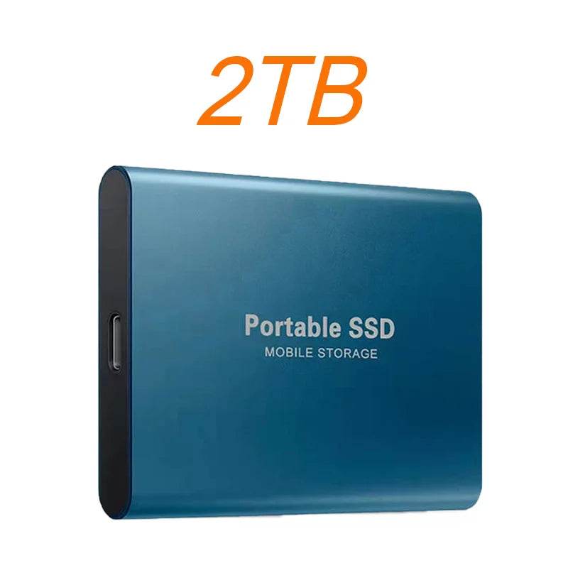 Portable SSD 1TB 2TB High Speed External Hard Drive USB3.1 Type-C Interface - Loja Manuel Coelho