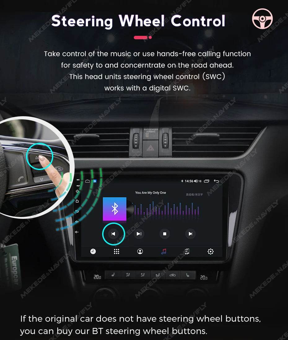 MEKEDE UIS7862S Car Radio Wireless Carplay for BMW, Benz - Loja Manuel Coelho
