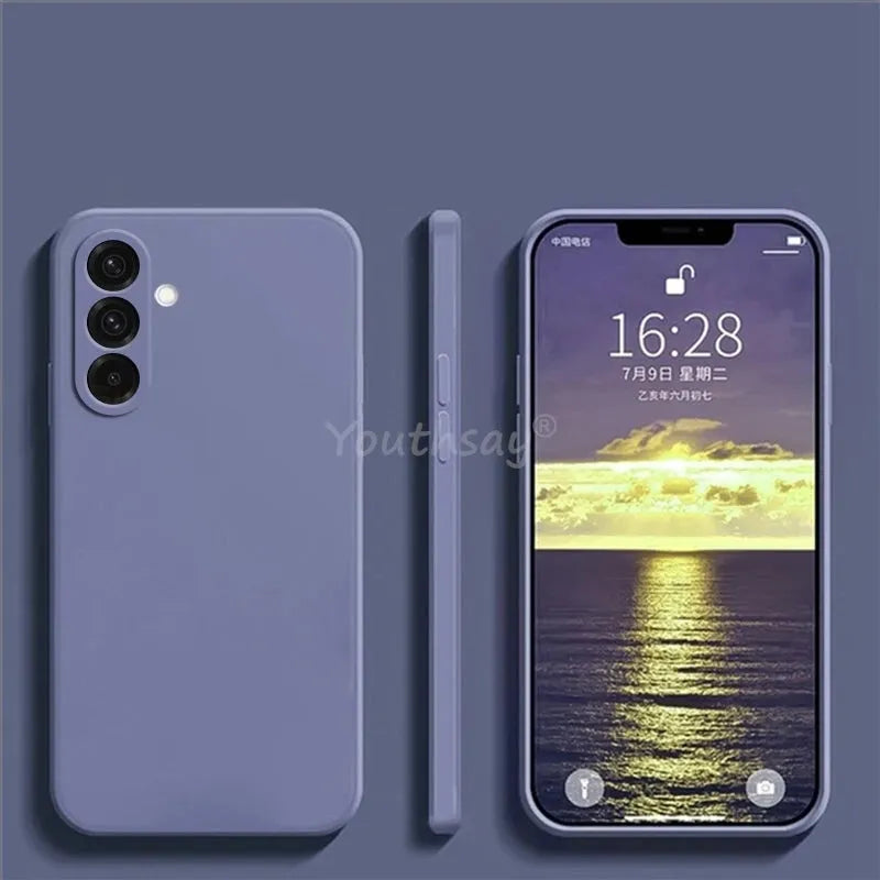 For Samsung Galaxy A26 Case Liquid Silicone TPU Plain Phone Protector Cover - Loja Manuel Coelho