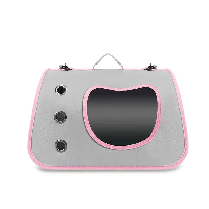 Portable Pet Carrier Bag for Small Dogs Cats Outdoor Foldable Cat Bag Breathable - Loja Manuel Coelho