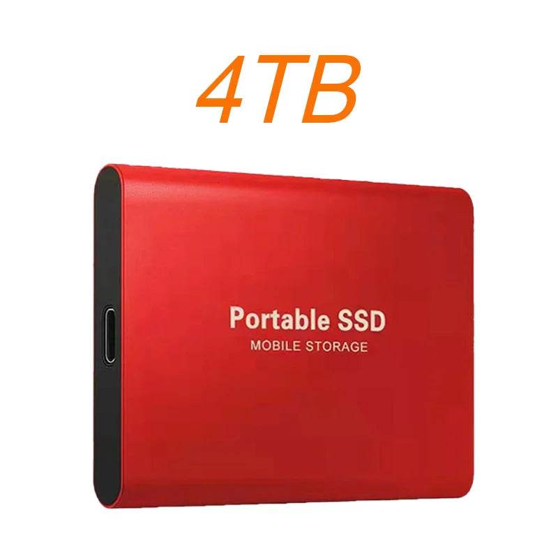 Portable SSD 1TB 2TB High Speed External Hard Drive USB3.1 Type-C Interface - Loja Manuel Coelho