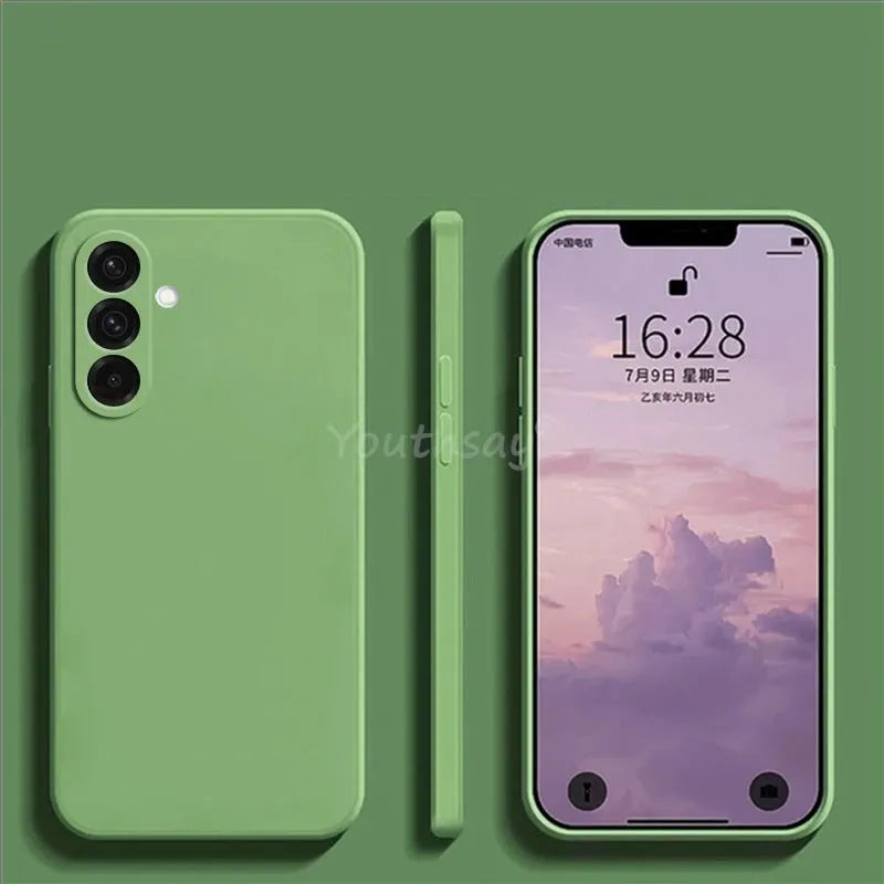 For Samsung Galaxy A26 Case Liquid Silicone TPU Plain Phone Protector Cover - Loja Manuel Coelho