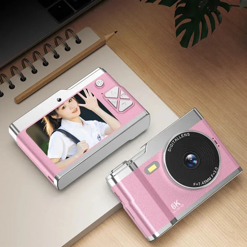Xiaomi 6k Hd Digital Camera 6400W 2.4in Ips Display With Fill Light 8x Zoom Video Camera - Loja Manuel Coelho