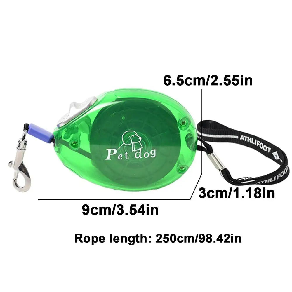 tangle-free retractable dog leash