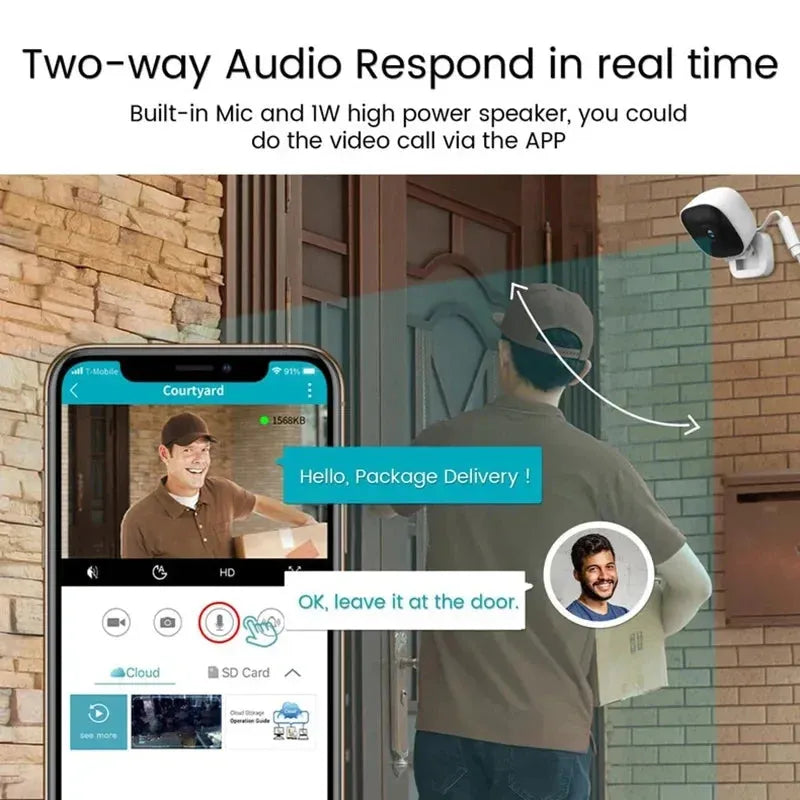 Xiaomi Smart WiFi Mini Camera IP/AP Remote Monitor 2-Way Audio Motion Detection - Loja Manuel Coelho