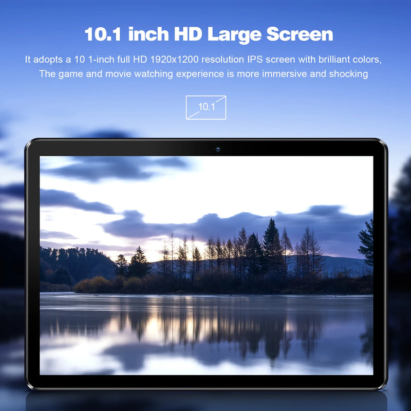 PRITOM 10 Inch Tablet PC with SIM Slot Android 13 64 GB Quad Core Touch Screen
