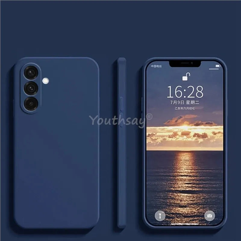 For Samsung Galaxy A26 Case Liquid Silicone TPU Plain Phone Protector Cover - Loja Manuel Coelho