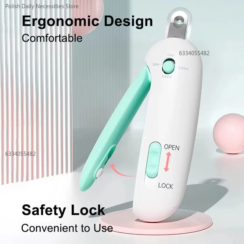 Corta-unhas para cães e gatos com furo ajustável profissional