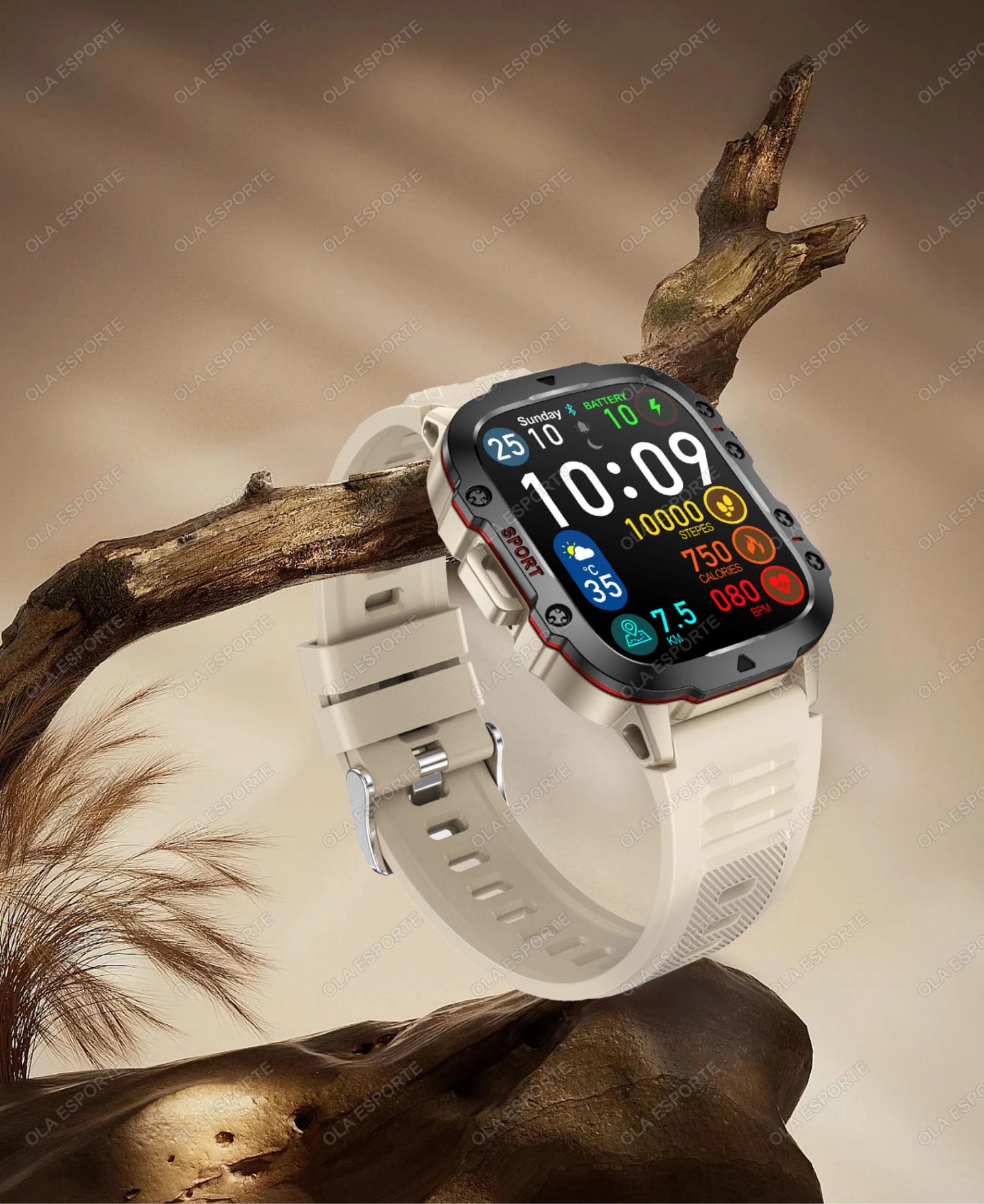 2025 New For Xiaomi Military Smart Watch Men IP68 5ATM Outdoor Sports
