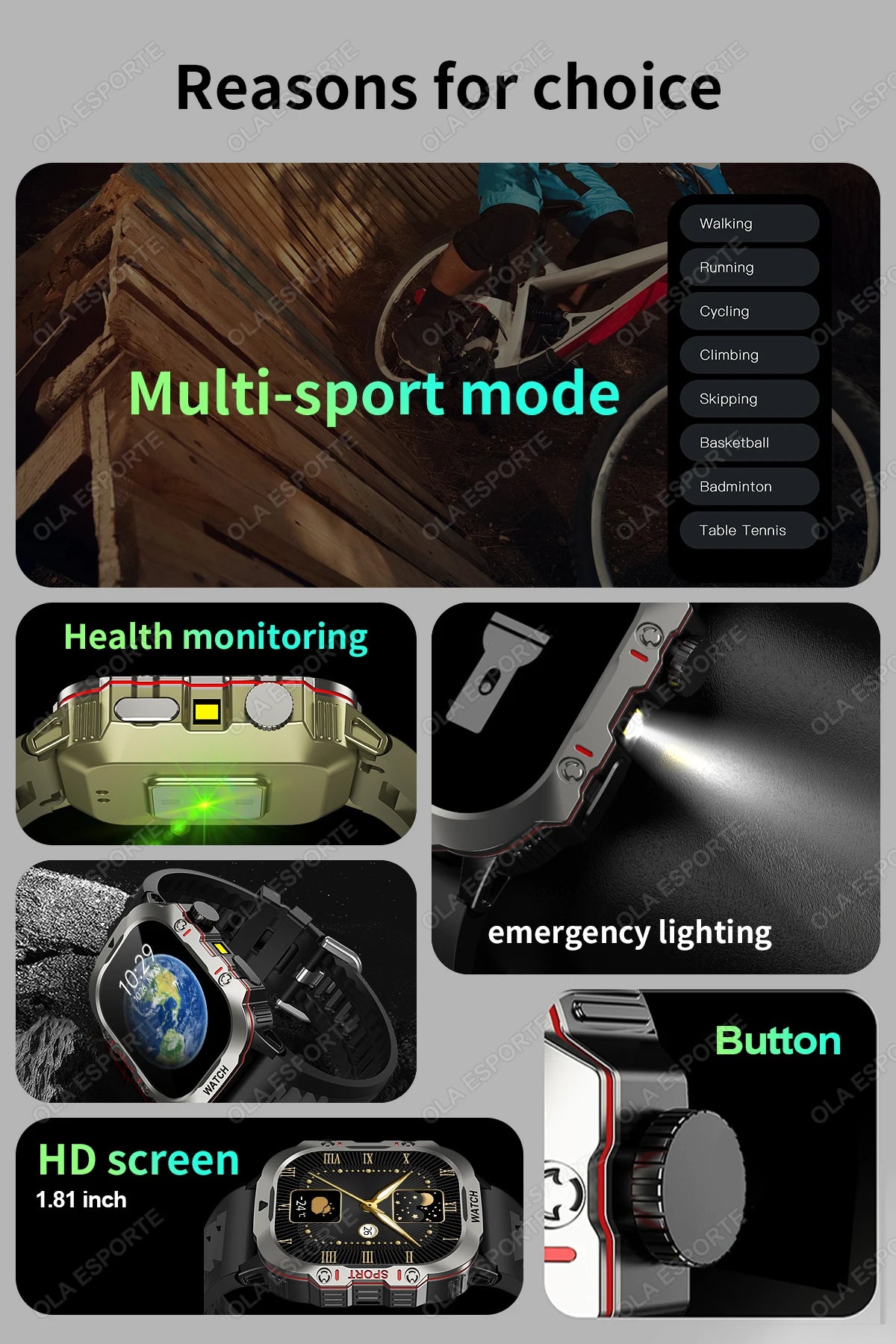 2025 New For Xiaomi Military Smart Watch Men IP68 5ATM Outdoor Sports
