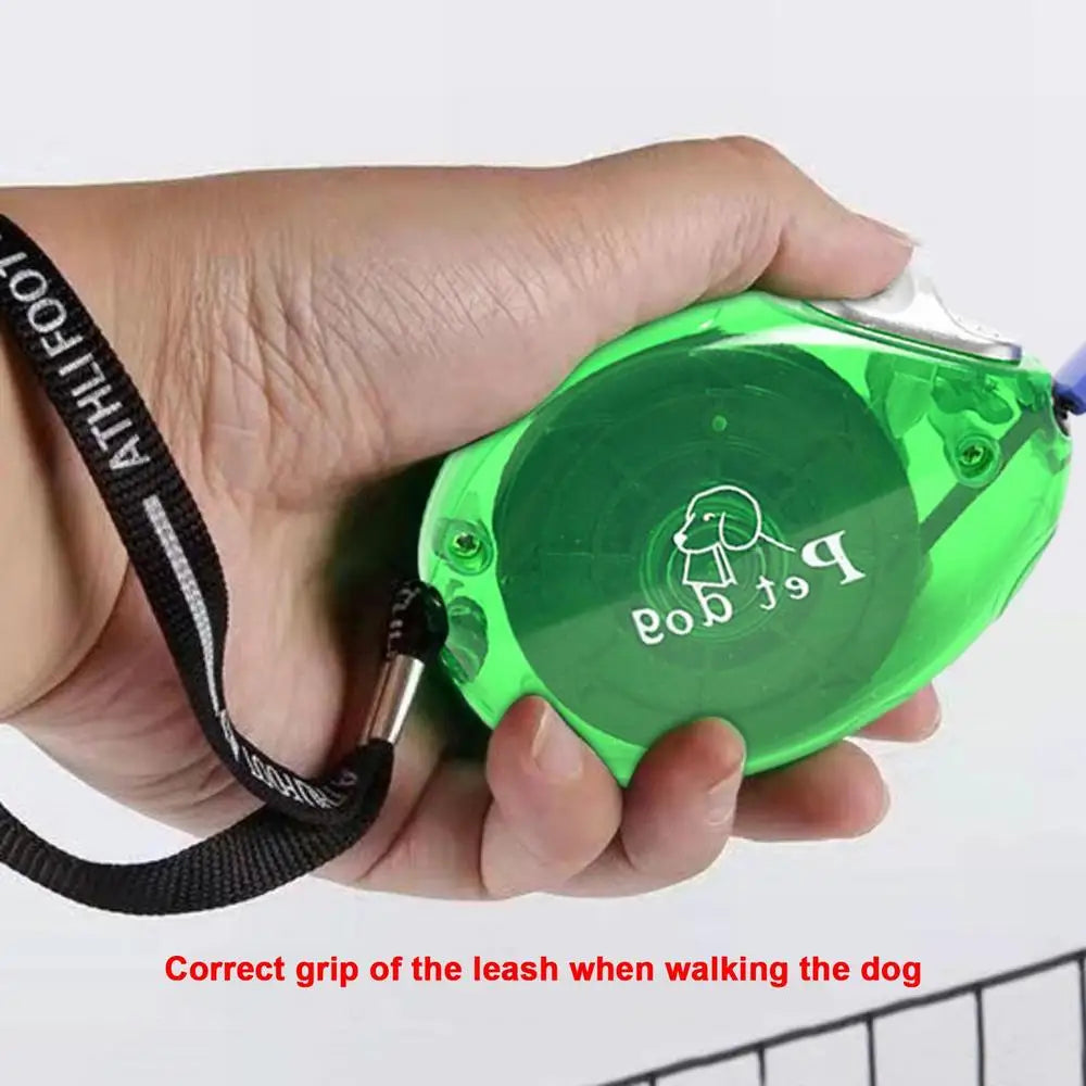 tangle-free retractable dog leash
