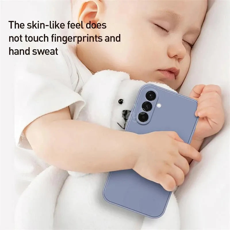 For Samsung Galaxy A26 Case Liquid Silicone TPU Plain Phone Protector Cover - Loja Manuel Coelho
