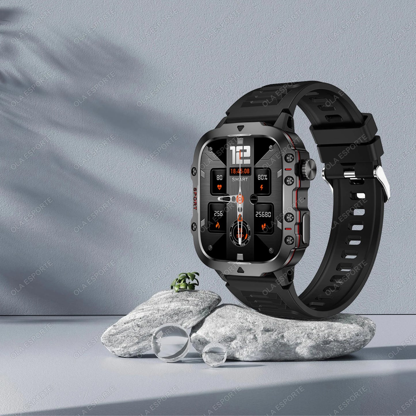 2025 New For Xiaomi Military Smart Watch Men IP68 5ATM Outdoor Sports