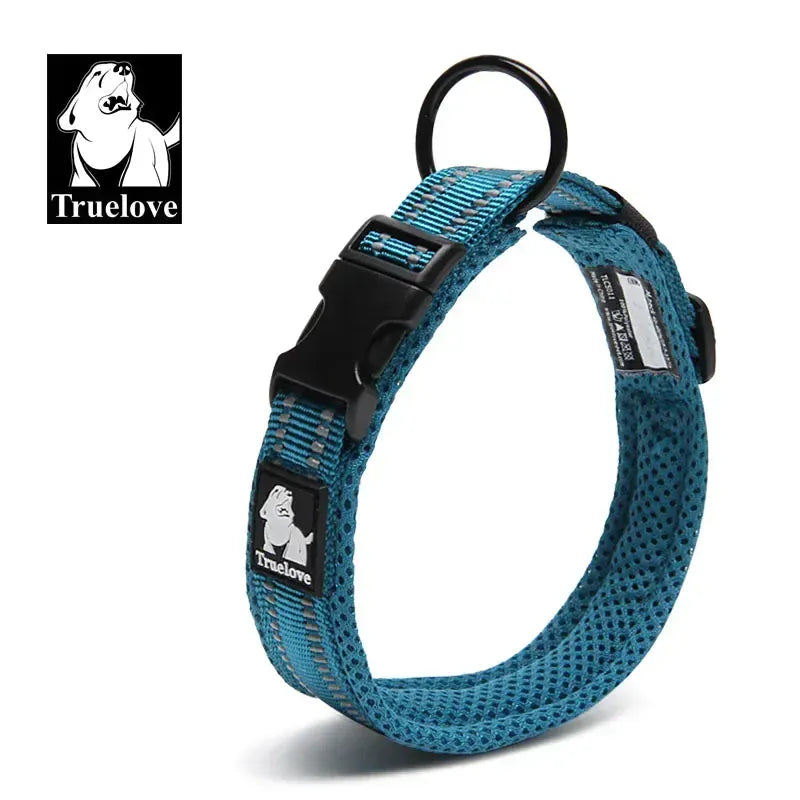 Reflective Dog Collar Padded Nylon 3M Reflective Breakaway