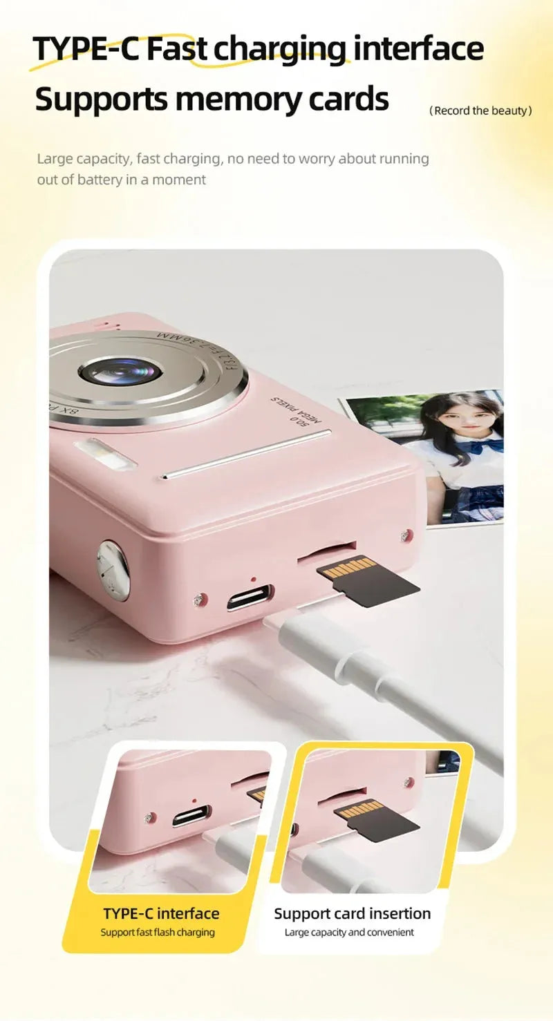 Xiaomi Mijia 4K Digital Camera Dual Camera Flash 50 Million Hd Pixel Pixel Retro - Loja Manuel Coelho