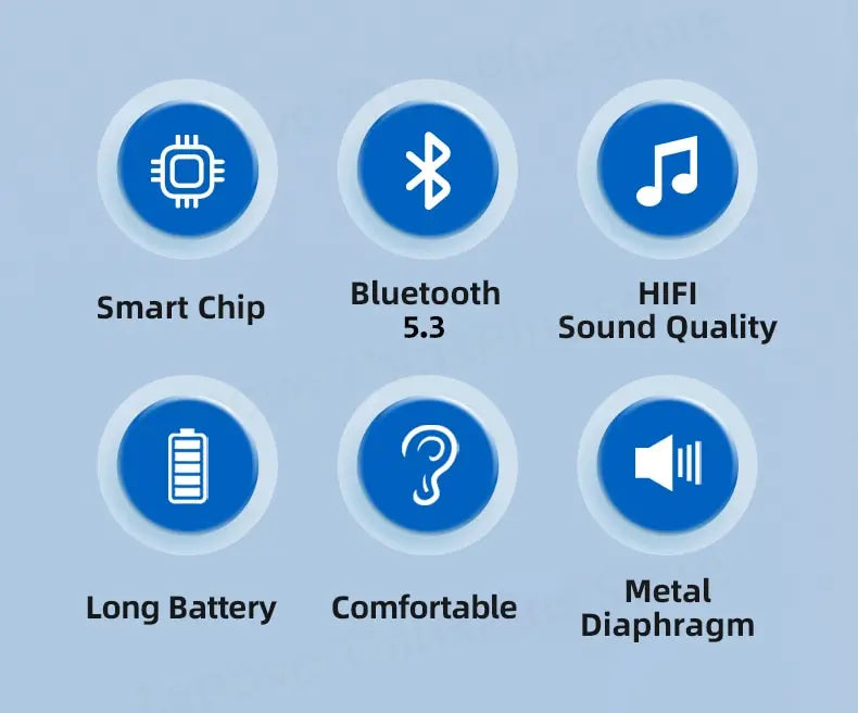 Choice Lenovo LP5 Wireless Bluetooth Earbuds HiFi Music Earphones Headphones