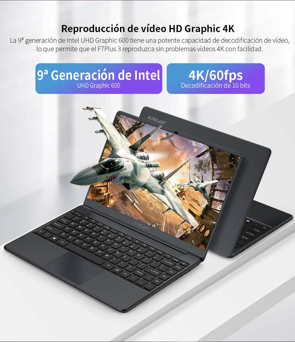 Teclast F7 Plus 3 Laptop, 14.1 Inches, 8Th Gen. Gemini Lake Celeron Cpu, 8Gb Ram, 256Gb Ssd - Loja Manuel Coelho