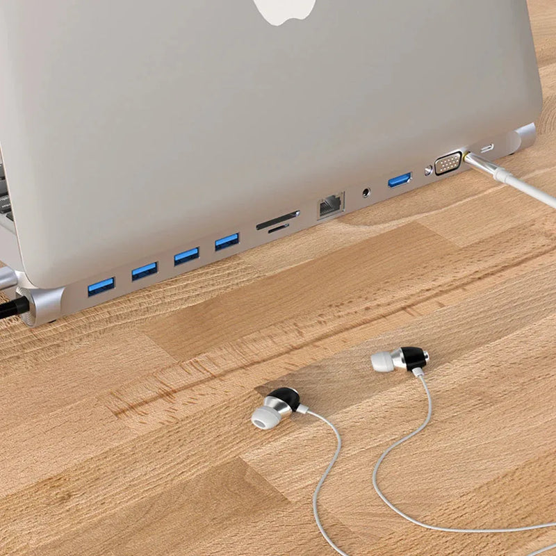 4/5/6/8/11 in 1 Type C Dock USB Hub 3.0 Splitter Multiport Adapter 4K HDMI - Loja Manuel Coelho