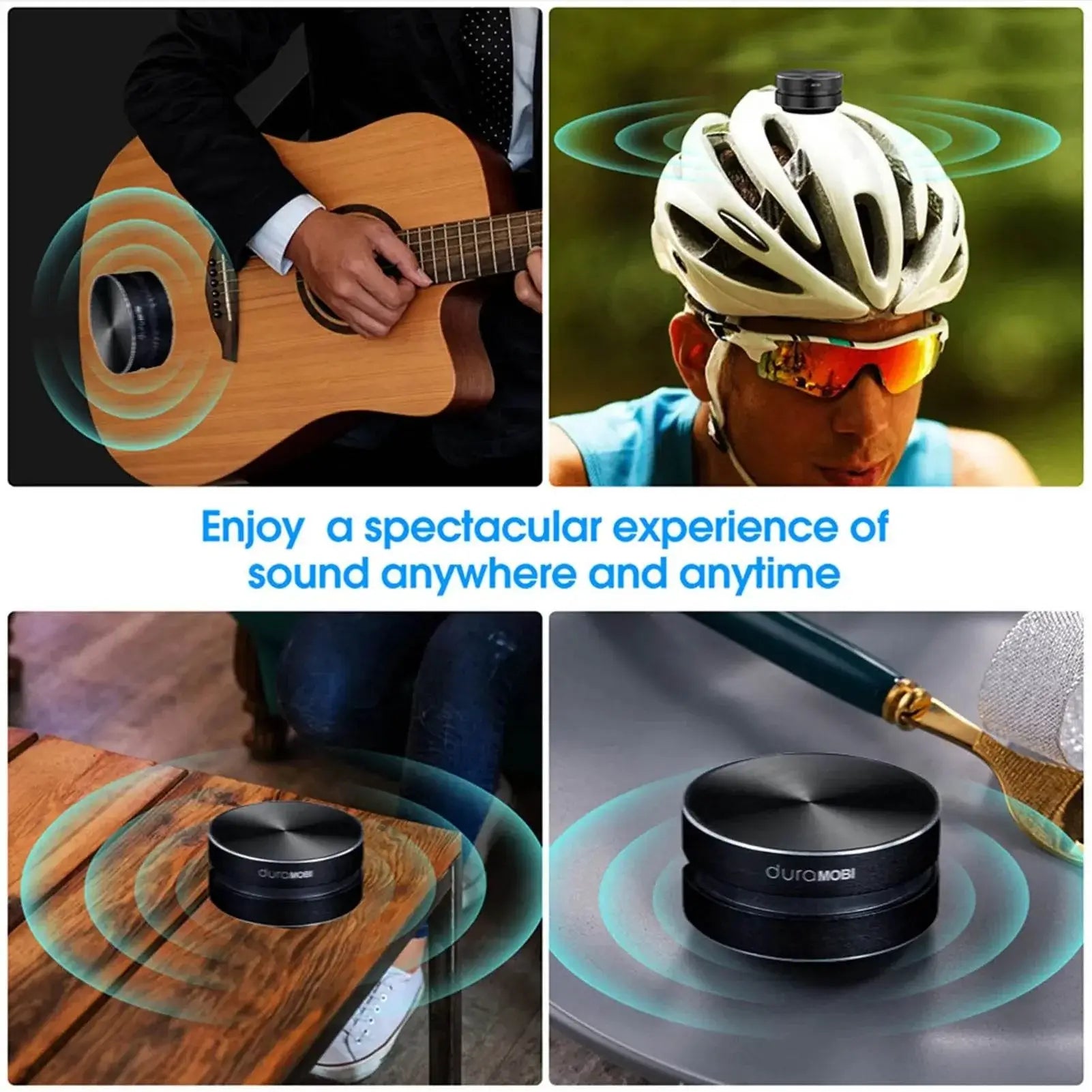 1/2 Pack Wirelessly BT Speaker Bone Conduction Speakers Mini Portable