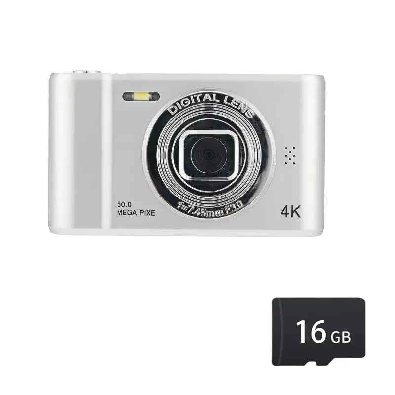 4K Digital Camera Travel Selfie Camara 50 Megapixels H2.4inch Screen - Loja Manuel Coelho