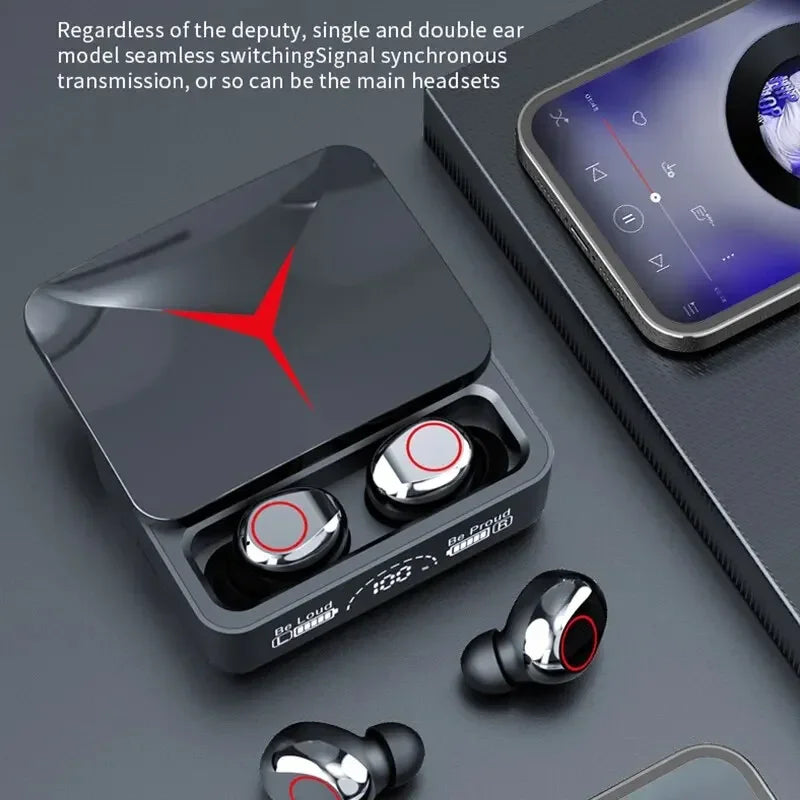 Original TWS M90 Wireless Headphones Gaming Earphones Bluetooth 5.3 Sport Earbuds