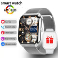 New Ultra Thin Smart Watch men 1.96" AMOLED 360*360 HD Pixel Display