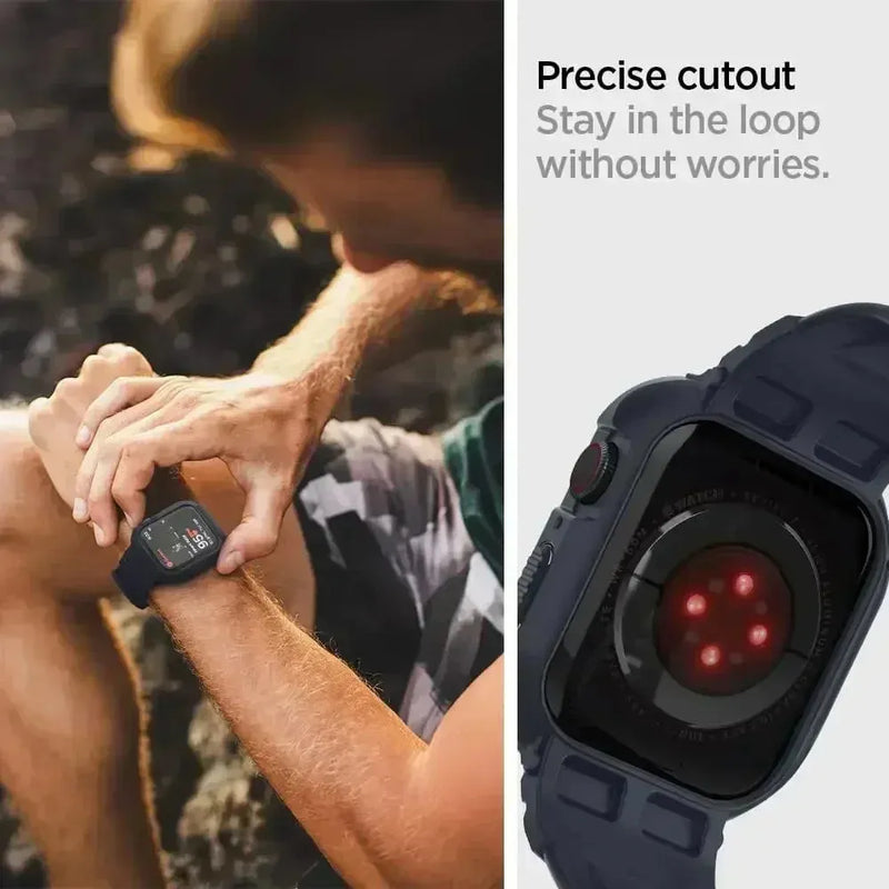 Rugged Armor Pro Designed for Apple Watch Ultra 2 Rubber Case with Band-Loja Manuel Coelho