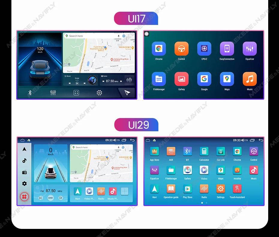 MEKEDE UIS7862S Car Radio Wireless Carplay for BMW, Benz - Loja Manuel Coelho