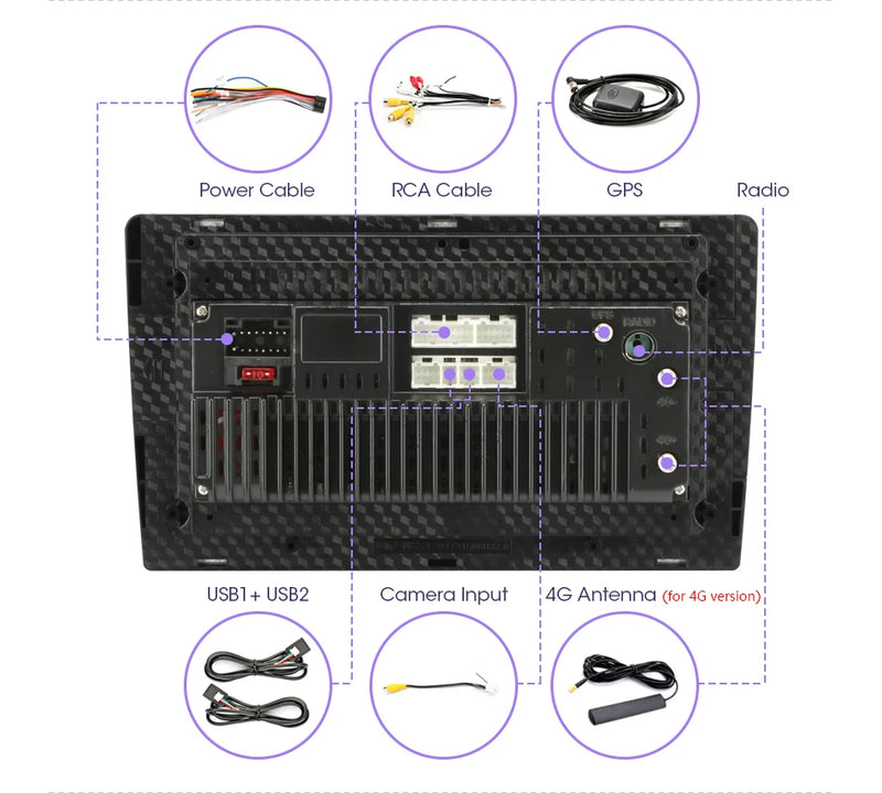 Android 12 Universal Car Radio for Nissan Kia Honda Toyota VW Multimedia Video Player-Loja Manuel Coelho